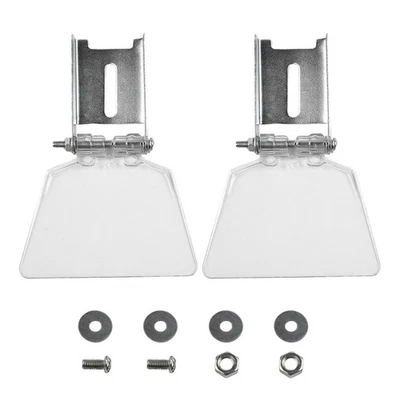 Tool Parts Eye Protection Grinder 2pcs Guard Bench Silver & Transparent - Image 1 of 4