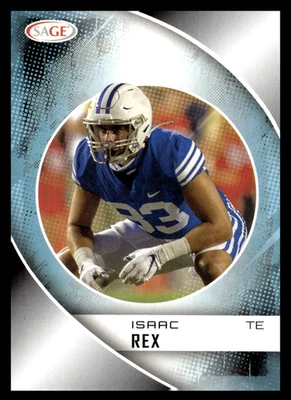 2023 SAGE HIT Low Series Isaac Rex #37 BYU Cougars NFL Football - Image 1 of 2