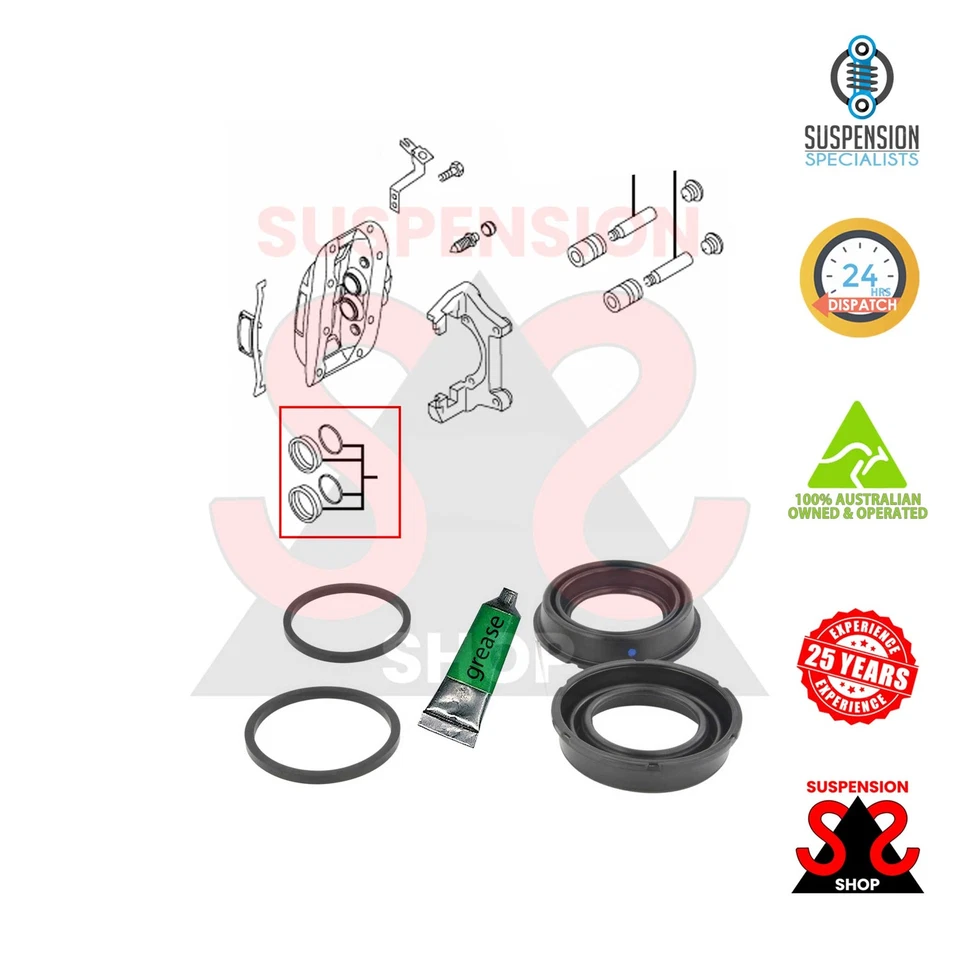 Front Axle Repair Seal Kit, Brake Caliper Suit MERCEDES-BENZ R-Class R 350 CDI - Image 1 of 1