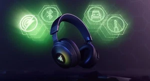 Razer Kraken V4 Pro, Verkabelt & Kabellos, Gaming, 20 - 28000 Hz, 397 g, Kop - Photo 1/8