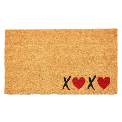 Hugs and Kisses Doormat 17x29" Outdoor Indoor Welcome Mat 107461729 - Image 1 of 4