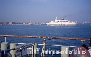 Prince of Brittany Ferries vistos desde Brading Portsmouth 1983 35 mm diapositiva p116 - Imagen 1 de 3