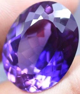 Natural 24.70 Ct Boysenberry Sapphire GGL Certified fabulous Loose Gemstone - Picture 1 of 12