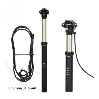 Tubo de asiento con cuentagotas para bicicleta de montaña de viaje de 50-125 mm cable interno/externo Foto 1 de 4