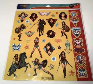 Hallmark Aufkleber Wonder Woman 80 Stück 2 Blatt neu versiegelt - Bild 1 von 1