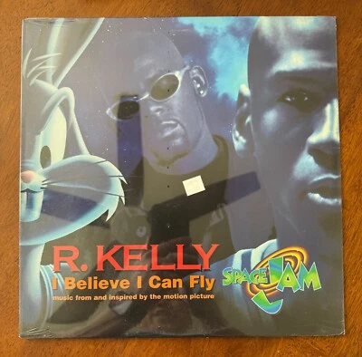 R. Kelly ‎– I Believe I Can Fly (1996) 12" LP Single Vinyl - Space Jam, Sealed - Image 1 of 2