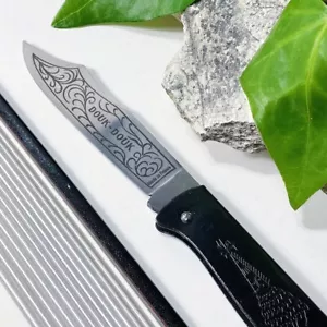 Douk Douk Traditional 200mm French Folding Pocket Knife in Black - Picture 1 of 5