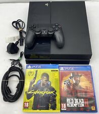 Sony PlayStation 4 500GB w/ Accessories Cables + 2x Games | Free UK Shipping