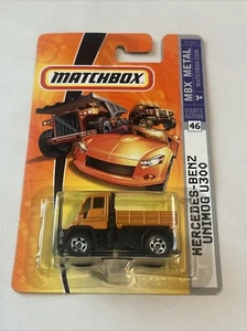 Matchbox MBX Metal (2007) Orange Mercedes-Benz Unimog U300 #46 D1 - Picture 1 of 4