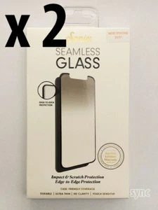 2x NUOVO SONIX SENZA SOLUZIONE DI CONTINUITÀ VETRO TEMPERATO PROTEZIONE SCHERMO PER IPHONE X/XS - Foto 1 di 5
