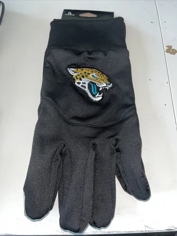 NFL Jacksonville Jaguars Texting Gloves Black Foco Cover