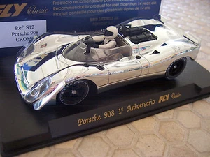 PORSCHE FLY PRIMER ANIVERSARIO DE FLY CARS EDICIÓN ESPECIAL CROMO 908 RANURA COCHE RACER - Imagen 1 de 5