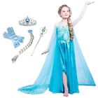 [CREDIBLE] Children's Princess Dress Costume Luxury 6 Piece Set - Ice Bl...