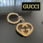Gucci Heart Key Ring Holder Charm Gold