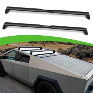 2Pcs Roof Rail Rack Cross Bars Crossbars For Tesla Cybertruck 2024 2025 2026 - Imagen 1 de 10