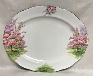 Plato para servir ovalado grande Royal Albert FLORESSOM TIME 15"" X 12"" EXCELENTE SIN DEFECTOS - Imagen 1 de 7