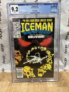 CGC 9.2 Iceman 4 6/45 X-Men White Page New Slab Comic Newsstand Rare - Picture 1 of 2