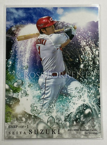 Chicago Cubs SEIYA SUZUKI 2021 Hiroshima Toyo Carp Cross TORRENT BBM  #596