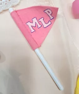 Vintage 1984 My Little Pony MLP G1 Pony Wear Pom Pom Flag Penant Replacement - Picture 1 of 1