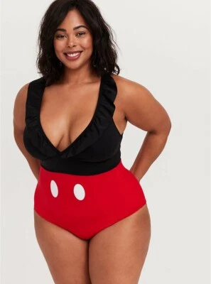Traje de baño inalámbrico Torrid Disney Mickey Mouse nuevo con etiquetas nuevo 6X Foto 1 de 4