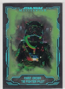 2016 Star Wars Masterwork grün metallic parallel #73 Tie Fighter Pilot 36/50 - Bild 1 von 1