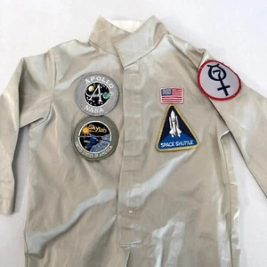 Toddler Astronaut Halloween Costume Jumpsuit w/ NASA patches Apollo Skylab Space - Picture 1 of 13