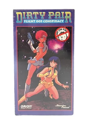 Vtg Dirty Pair Flight 005 Conspiracy VHS Haruka Takachiho Streamline 1994 New - Image 1 of 4