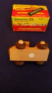 Grassroots Holzspielzeug Vintage Holz Roadster Rennwagen originalverpackt😊😊😊7,25 - Bild 1 von 7