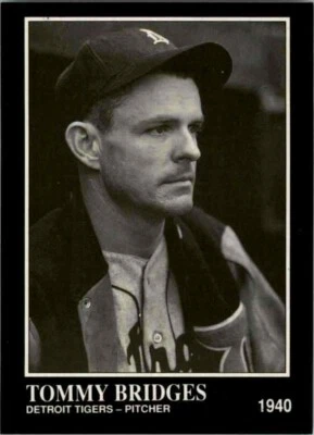 1991 Conlon Collection - The Sporting News - TOMMY BRIDGES 😎 Trading Card #180 - Image 1 of 2