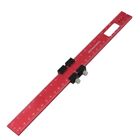 Woodworking Ruler Precision Pocket Rule 16/20/30Cm Metal Slide Stop Marking Rule