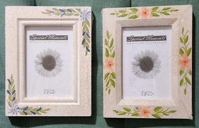 Lot of 2 Special Moments Memories Collection Wood Photo Frames 3.5" x 5" Photo - Изображение 1 из 4