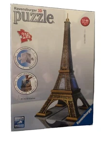 Ravensburger Eiffel Tower Paris 3D Puzzles - Ages 12-99 Years 216 Pieces New - Picture 1 of 7