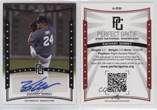 2014 Leaf Perfect Game Showcase Auto Black Zachary Shirey #A-ZS1 Auto