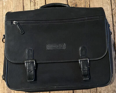 Kenneth Cole Hombre Negro Mensajero Laptop Bolso Transportador Foto 1 de 4