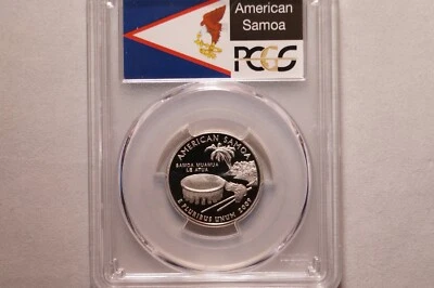 2009-S AMERICAN SAMOA TERRITORY QUARTER GRADED PCGS PR70DCAM - Image 1 of 4