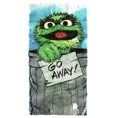 Toalla de playa Sesame Street Can It con licencia oficial 30"x60" Foto 1 de 4