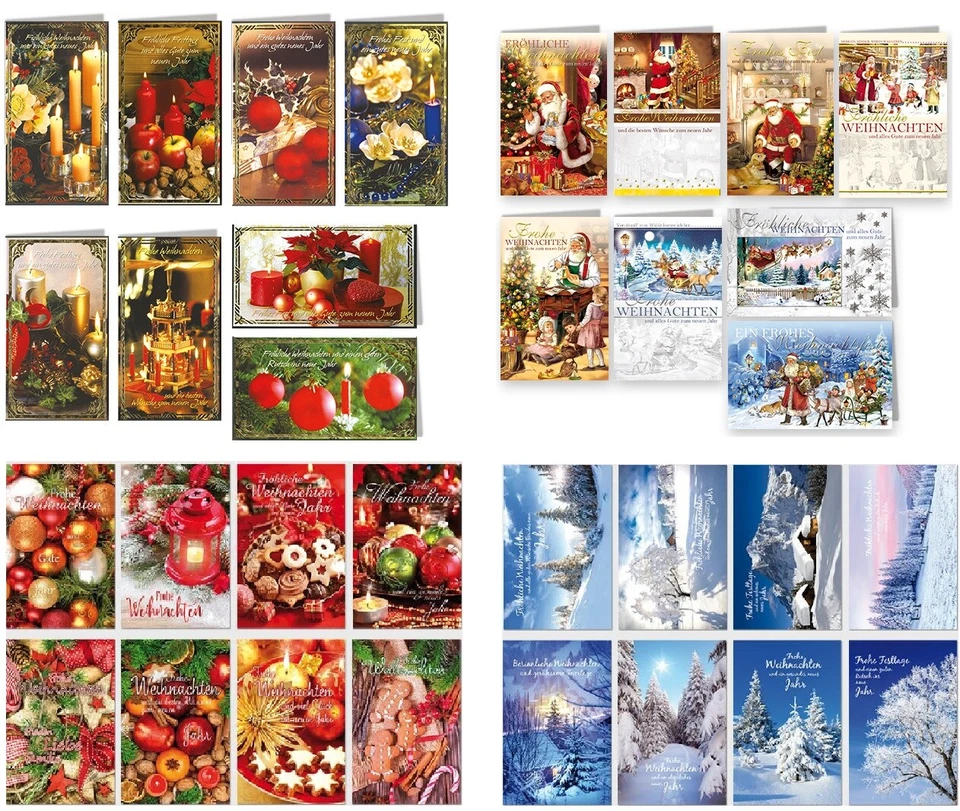 50 Weihnachtskarten Weihnachtskarte Glückwunschkarten Weihnachten aa sk - Bild 1 von 1