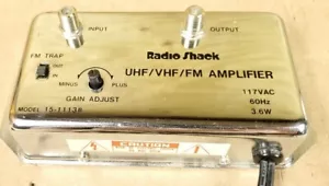 Radio Shack 20dB Signal Amplifier UHF VHF FM 15-1113B Archer 117 VAC 60Hz 3.6WOp - Picture 1 of 4