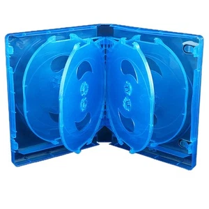 CD Storage Box 10-Piece Pack CD Case Plastic Double-Sided CD Storage Car CD7598 - Afbeelding 1 van 15