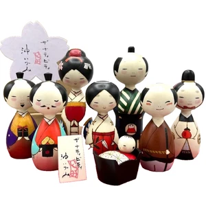 La Natività di Gesù Cristo Bambola Kokeshi Izumi Oki Nuova Montagna Fuji Con Scatola - Foto 1 di 7