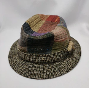 SOMBREROS HANNA PARA HOMBRE SOMBRERO PARA CAMINAR DONEGAL RETAZOS TWEED LANA IRLANDA TALLA M - Imagen 1 de 5