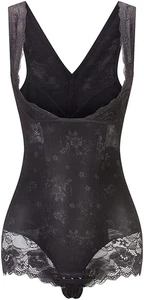 Shaper Del Corpo Senza Cuciture Shapewear a Petto Aperto Body Slimmer per Pancia - Foto 1 di 12