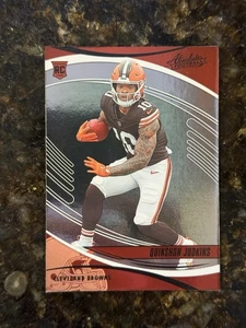 2025 Absolute Football - Quinshon Judkins Rookie Black Parallel SP - #171 - Picture 1 of 2