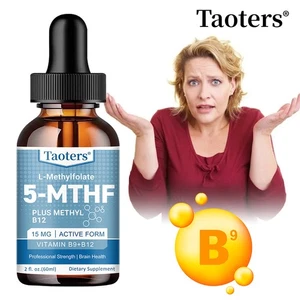L-Methyl Folate 15mg,60 ml Liquid Drops -Supplement for Cognitive and Heart - Bild 1 von 10