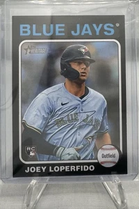 JOEY LOPERFIDO 2024 Topps Heritage numero alto NERO stampa tiratura da 50 Rookie SSP - Foto 1 di 2