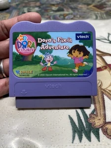 VTech VSmile Dora The Explorer Dora's Fix It Adventure Cartridge Learning Game - Picture 1 of 3
