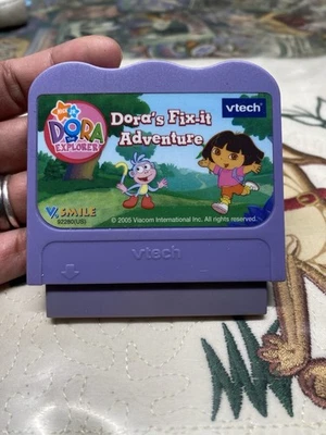 VTech VSmile Dora The Explorer Dora's Fix It Adventure Cartridge Learning Game  - Image 1 of 3