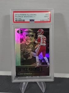 2019 Panini Illusions #52 'Patrick Mahomes II' ~Retail~ Kansas City Chiefs PSA 9 - Bild 1 von 2