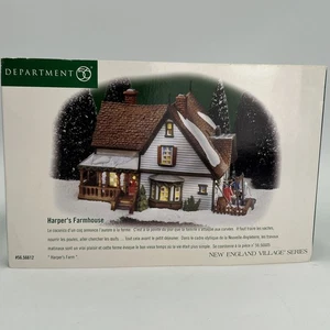 Department 56 New England Village Harper’s Farmhouse #56612 NUOVO DI ZECCA - Foto 1 di 11