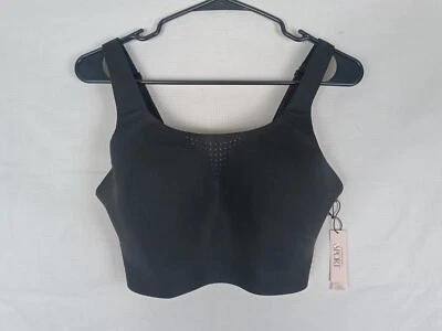Sujetador deportivo Victorias Secret Featherweight Max soporte alto negro talla 38DD nuevo Foto 1 de 4